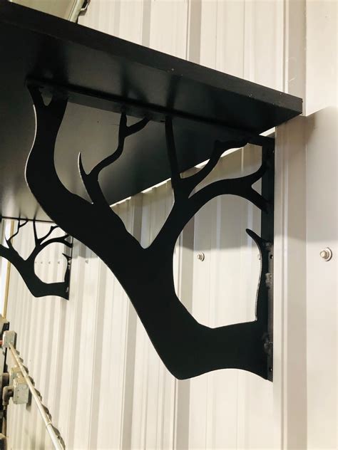 metal tree branch shelf brackets|Metal Tree Branch Shelf Brackets .